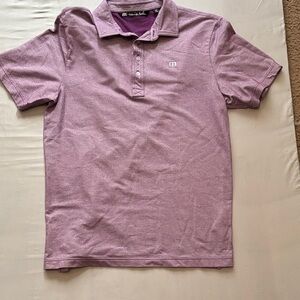 Travis Mathew Lavender Polo Shirt